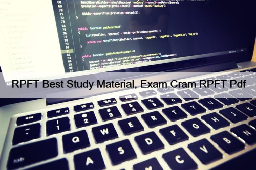 RPFT Best Study Material, Exam Cram RPFT Pdf